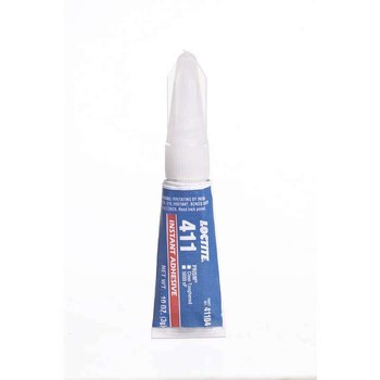 Loctite Prism 411 Cyanoacrylate Adhesive 41104, IDH:233768, 3 g Tube, Clear