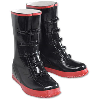 Chemical resistant leather outlet boots