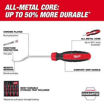 Milwaukee 48-22-9218 Hook & Pick Set - Metal - 11.25 in - 65880