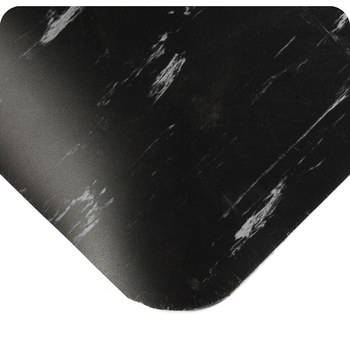 Picture of Wearwell Tile-Top AM 420 Black Nitricell/PVC Anti-Fatigue Mat (Main product image)