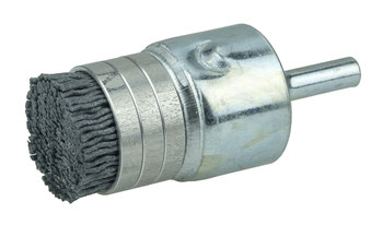 Weiler Nylox Nylon Cup Brush - Shank Attachment - 1 in Diameter - 0.035 in Bristle Diameter - 11169