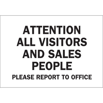 Picture of Brady B-401 High Impact Polystyrene Rectangle White English Restricted Area Sign part number 25845 (Main product image)