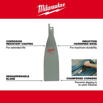 Milwaukee Scraper Blade 49-00-5463 - Steel