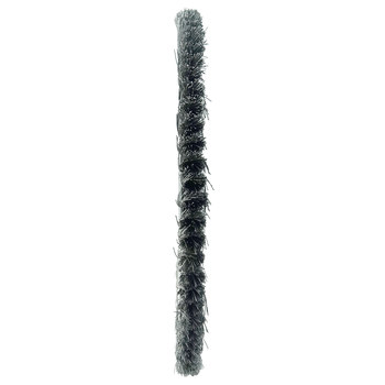 Weiler 09999 Wheel Brush - 15 in Dia - Knotted - Standard Twist Steel Bristle