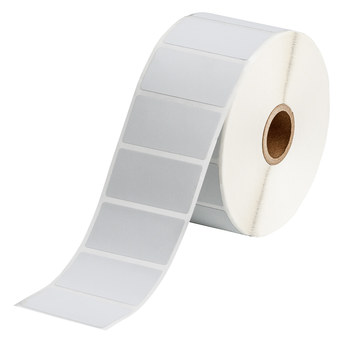 Picture of Brady Silver Polyester Thermal Transfer THT-17-428-1.5-SC Die-Cut Thermal Transfer Printer Label Roll (Main product image)