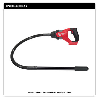 Milwaukee M18 FUEL Concrete Pencil Vibrator 2910-20 - 8.8 lb