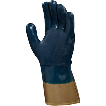 Ansell HyLite 47-409 Blue 9 Knit Work Gloves - Nitrile Palm Only Coating - 205953