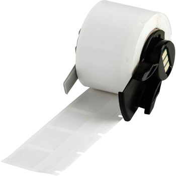 Picture of Brady M610 White, Clear Vinyl Thermal Transfer M6-18-417 Self-Laminating Wire & Cable Labels (Main product image)