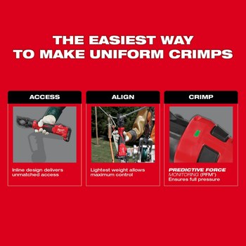 Milwaukee M18 FORCE LOGIC 2979-22 Latched Linear Crimper - 60110