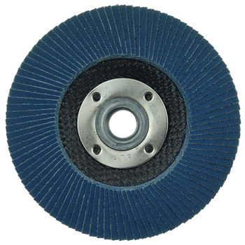 Weiler Tiger Type 27 Flap Disc 50699 - Zirconium - 4-1/2 in - 120 - Fine