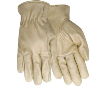Picture of Red Steer 1660 White XL Grain Pigskin Leather Driver's Gloves (Main product image)