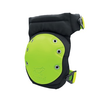 Global Glove FrogWear Hi-Visibility Knee Pads KP461N - Size One Size - Black and High-Visibility Yellow/Green - 29250