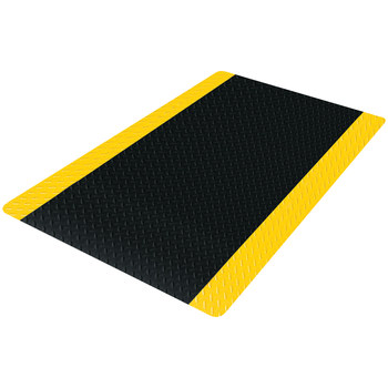 Picture of Black/Yellow Vinyl Diamond Plate Anti-Fatigue Mat (Main product image)