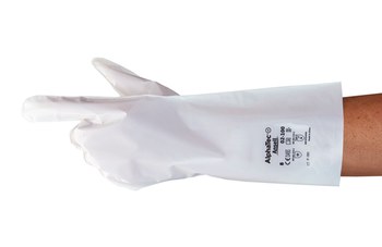 Ansell AlphaTec 02-100 White 8 Unsupported Chemical-Resistant Gloves - 2.5 mil Thick - 902211