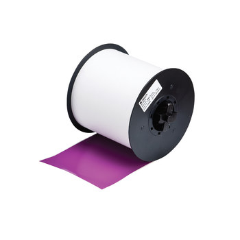 Picture of Brady Purple Indoor / Outdoor Vinyl Thermal Transfer 113216 Continuous Thermal Transfer Printer Label Roll (Main product image)