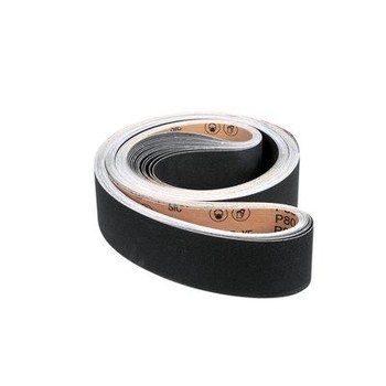3M 461F Sanding Belt 19540 - 4 in x 132 in - Silicon Carbide - P80 - Medium