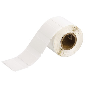 Picture of Brady White Vinyl Thermal Transfer WML-517-502 Die-Cut Thermal Transfer Printer Label Roll (Main product image)