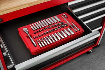 Milwaukee 48-22-9004 6 Point Ratchet & Socket Set - Alloy Steel - 1/4 in Drive - 50877