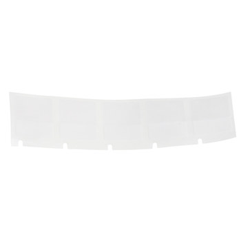Picture of Brady Black on White, Clear Vinyl Thermal Transfer M4-48-427 Self-Laminating Wrap Around Labels (Main product image)
