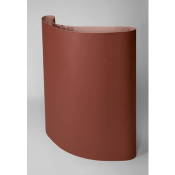 3M 361F Coated Aluminum Oxide Sanding Belt - Cloth Backing - YF Weight - P100 Grit - Fine - 37 in Width x 75 in Length - 81215