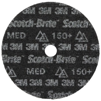 3M Scotch-Brite Non-Woven Precision Shaped Ceramic Surface Conditioning Disc - Center Hole Attachment - 7 in Diameter - 7/8 in Center Hole - 67238
