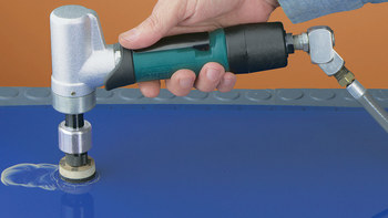 Dynabrade 51410 7 Degree Offset Mini-Dynorbital Random Orbital Sander