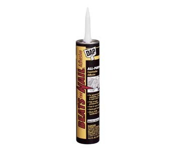 Dap Construction Adhesive 25082, 10.3 fl oz Cartridge, Gray