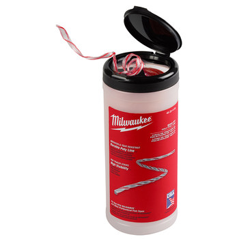 Milwaukee Red, Clear Polypropylene Pull Line - 500 ft Length - 48-22-4138