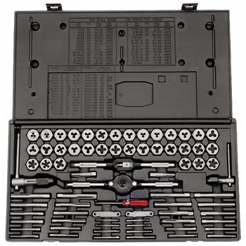 Vermont American Combination Tap & Die Set 21741, High Carbon