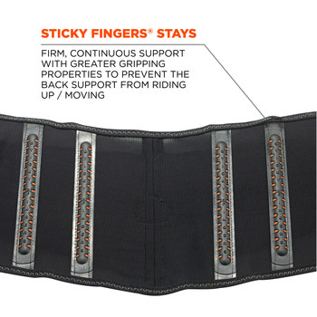Ergodyne Proflex Back Support Belt 1100SF 11604 - Size Large - Black