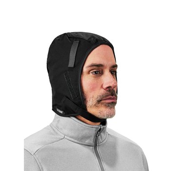 Ergodyne N-Ferno 6860 Black Universal Banox FR3 Cotton Cold Weather Head Liner - 720476-16860
