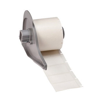 Picture of Brady White Self-Laminating Polyester Thermal Transfer M71-30-483 Die-Cut Thermal Transfer Printer Label Roll (Main product image)