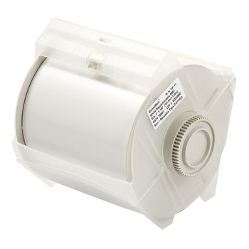 Picture of Brady White Indoor / Outdoor Vinyl Thermal Transfer 76697 Continuous Thermal Transfer Printer Label Roll (Main product image)