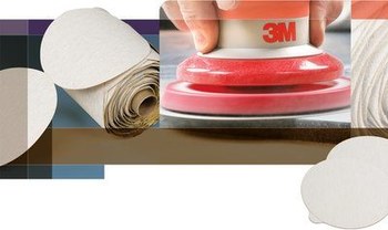 3M NX Disc Coated Aluminum Oxide White Hook & Loop Disc - Paper Backing - C Weight - P100 Grit - Fine - 6 in Diameter - 28005