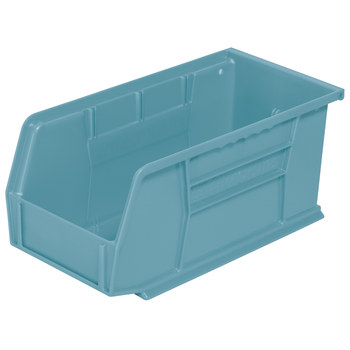 Picture of Akro-Mils 30230 Akrobin 30 lb Light Blue Industrial Grade Polymer Hanging / Stacking Storage Bin (Main product image)