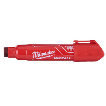 Milwaukee INKZALL Extra Large Chisel Marker - Red - 54419