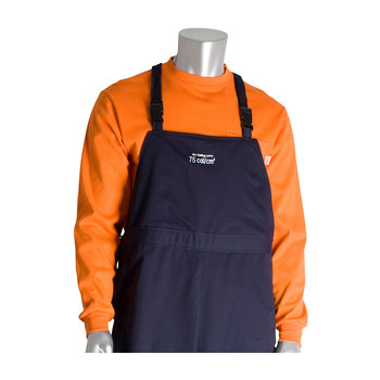 PIP 9100-75001 Blue Large Ultrasoft Fire-Resistant Overalls - Fits 44 to 46 in Chest - 75 cal/cm2 Protection Value ARC Thermal Protection Value 75 cal/cm2 - 32 in Inseam - 616314-28554
