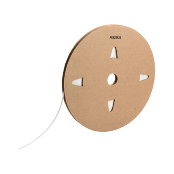 Picture of Brady PermaSleeve White Polyolefin Thermal Transfer HX-C-125-WT-K Continuous Thermal Transfer Printer Heat-Shrink Sleeves (Main product image)