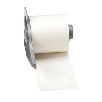 Picture of Brady Clear Polyester Thermal Transfer M71C-1900-430 Continuous Thermal Transfer Printer Label Roll (Main product image)
