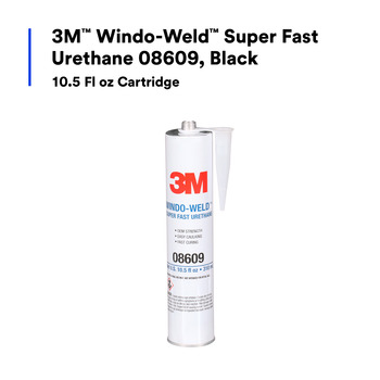3M Window-Weld One-Part Black Urethane Adhesive, Paste 10.5 fl oz ...