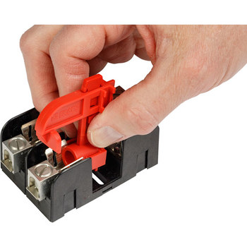 Brady Red Fiberglass Reinforced Nylon Circuit Breaker Lockout Device 149281 - 0.75 in Width - 2 in Height - 754473-60057