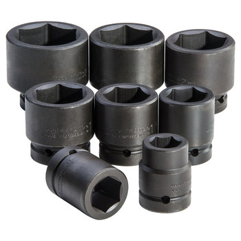 Proto J76103 6 Point Impact Socket Set - 1 in Drive - 12528