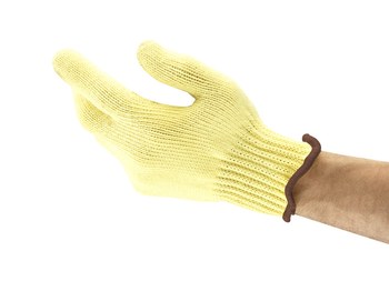 Picture of Ansell Goldknit 70-225 Yellow 9 Kevlar Cut-Resistant Glove (Main product image)