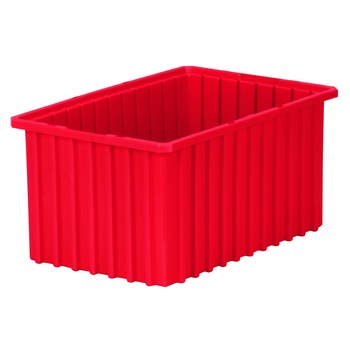 Picture of Akro-Mils 33168 Akro-Grid 0.59 ft, 4.4 gal 40 lb Red Industrial Grade Polymer Dividable Grid Container (Main product image)