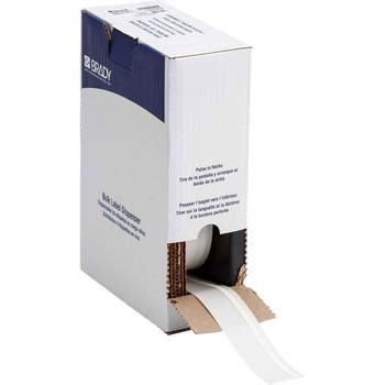 Picture of Brady PermaSleeve White Heat-shrink Polyolefin Thermal Transfer BM7C-125-342 Heat Shrink Wire and Cable Label Tape (Main product image)