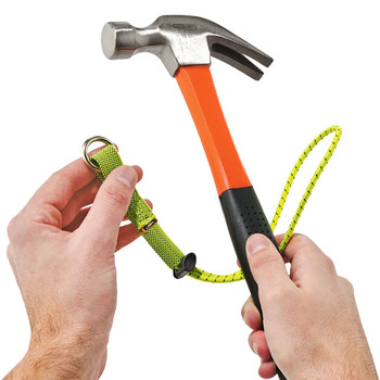 Ergodyne Squids 3182 Tool Tethering Kit 19652, Cloth/Elastic/Silicone, Orange/Lime