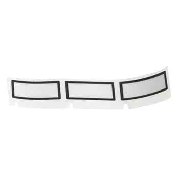 Picture of Brady MetaLabel Black on Light Gray Polyester Thermal Transfer M4-92-428-BB Metallized Labels (Main product image)