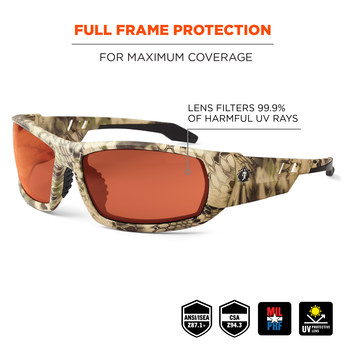 Ergodyne Skullerz Safety Glasses ODIN 50320 - Size Universal