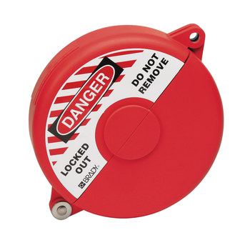 Picture of Brady Red Polypropylene Gate Valve Lockout (Main product image)