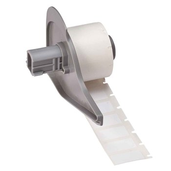 Picture of Brady White Vinyl Thermal Transfer M71-17-498 Die-Cut Thermal Transfer Printer Label Roll (Main product image)